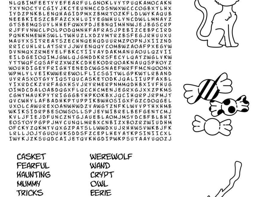 Haunted Hidden Words Beeloo Printable Crafts And Activities For Kids
