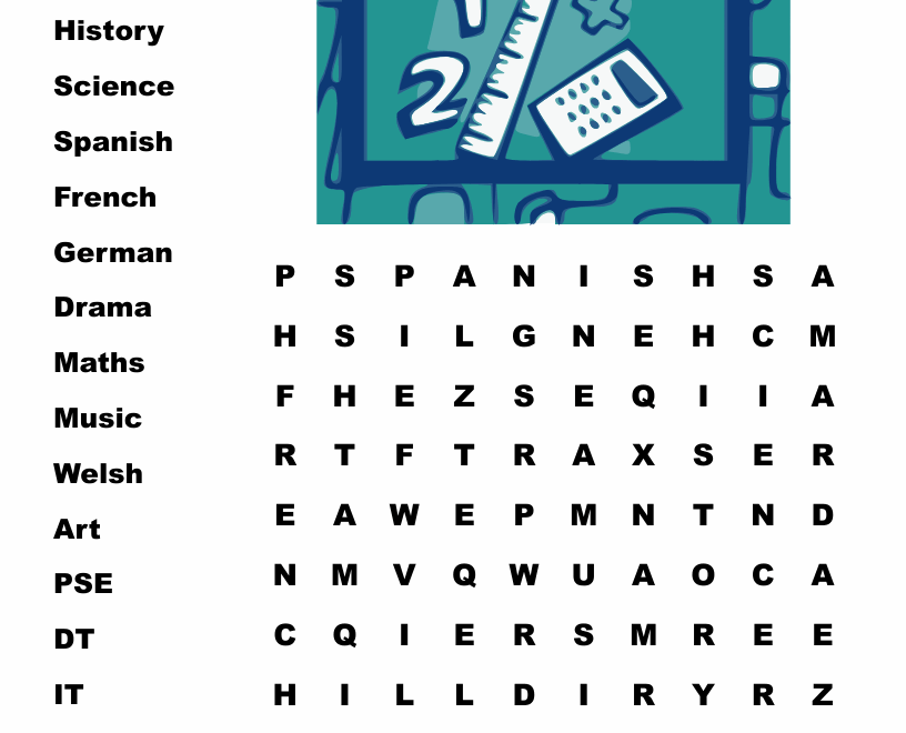High School Wordsearch WordMint