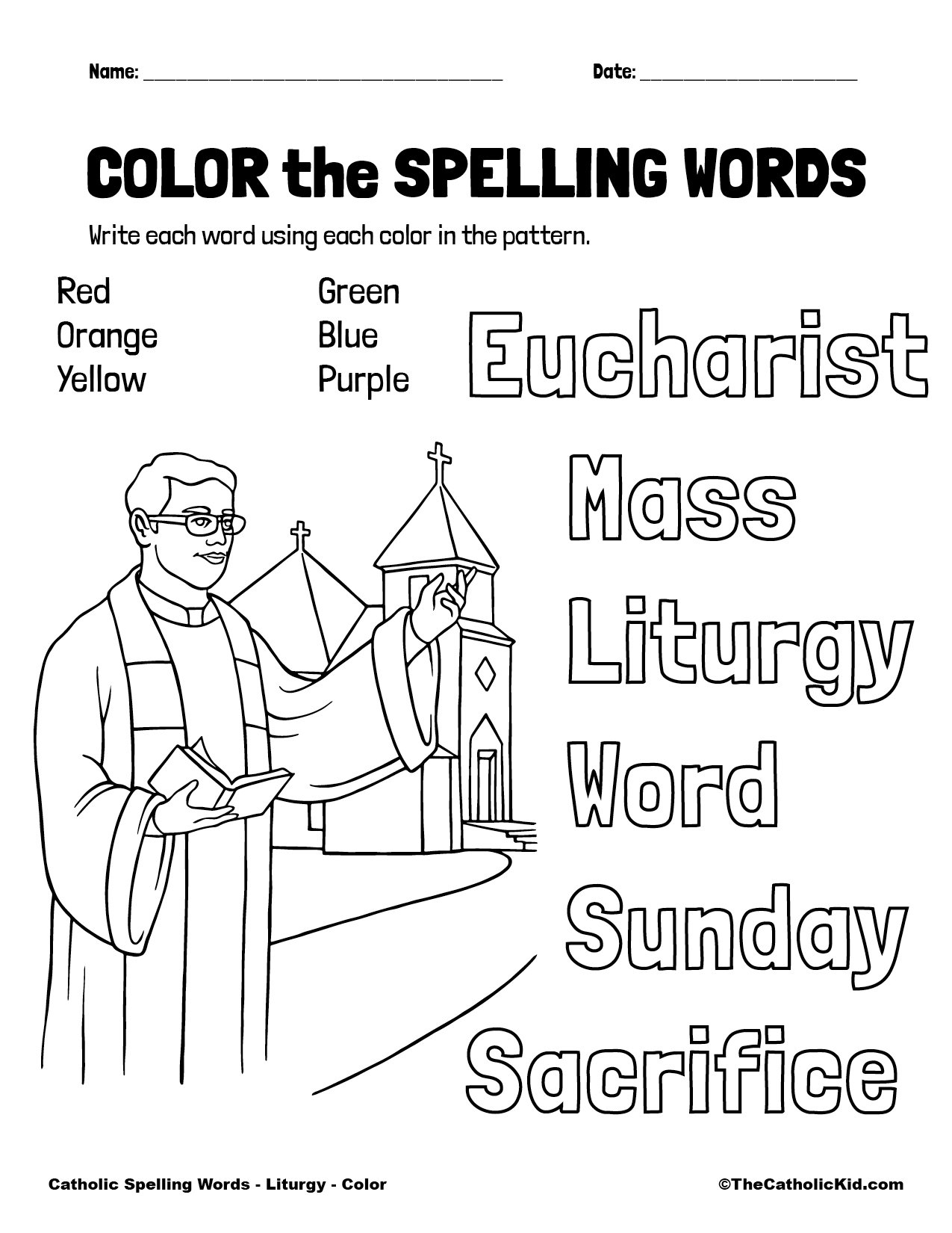 Communion Word Search Printable