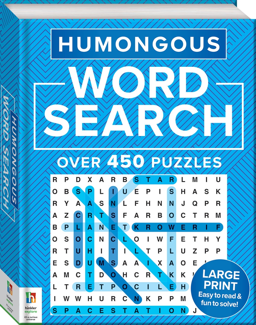 humongous word search puzzle book puzzle books books adult hinkler