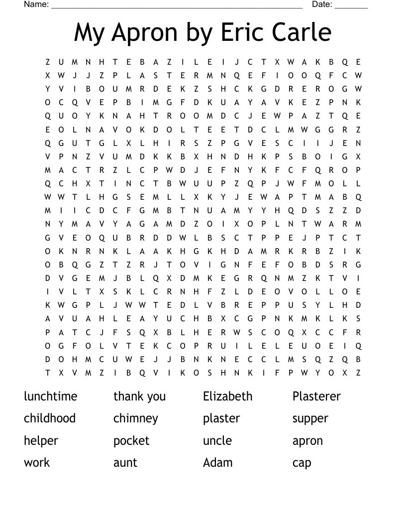 I Miss You Word Search WordMint