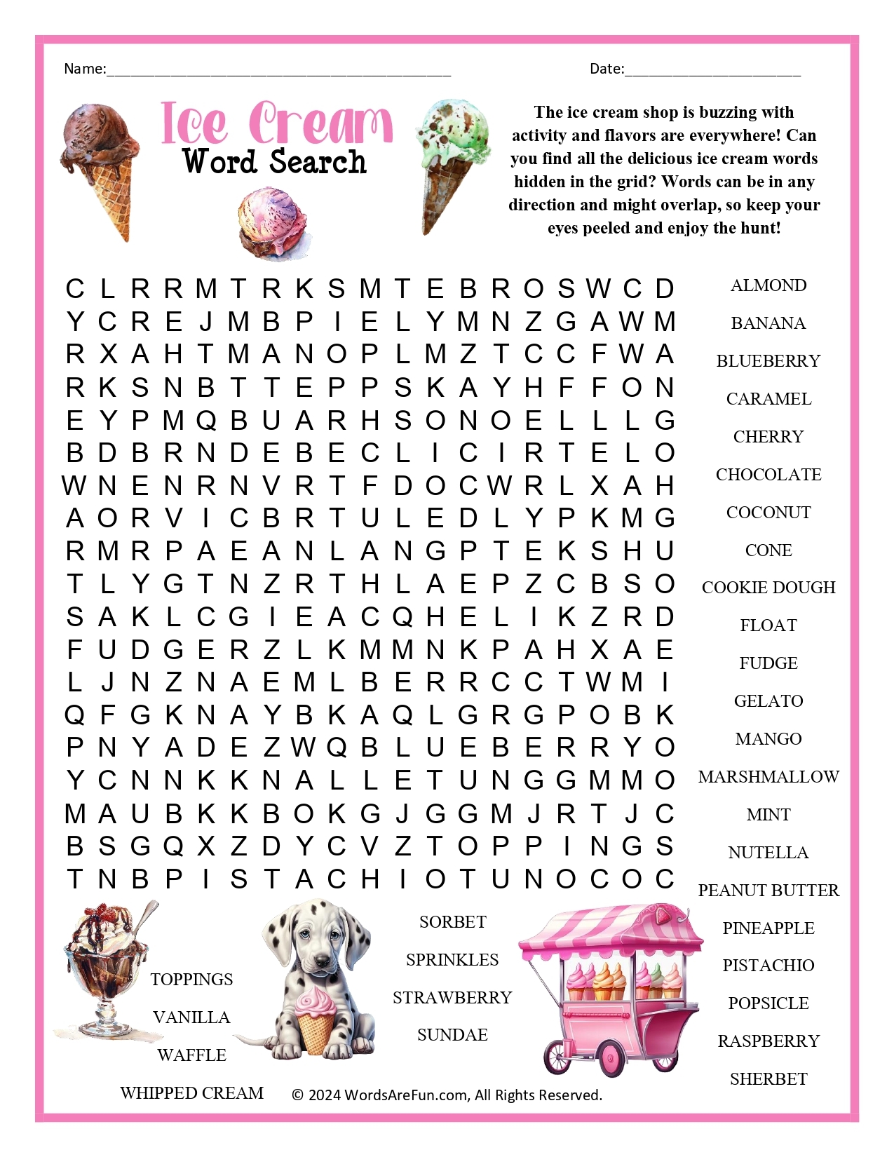 Fifth Grade Word Search Puzzle Printable Fifth Grade Word Search Puzzle Printable