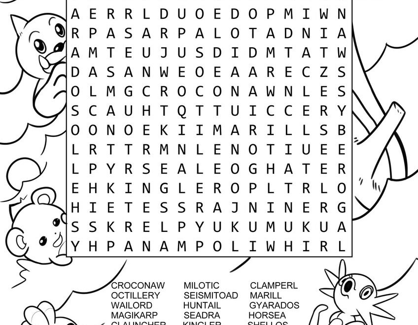 IcyAiko On X Pokemon Wordsearch Can You Find The Secret Message All Directions Possible Add Some Color If Frustrated pokemon wordsearch color Https t co xN2WIYIUVK X