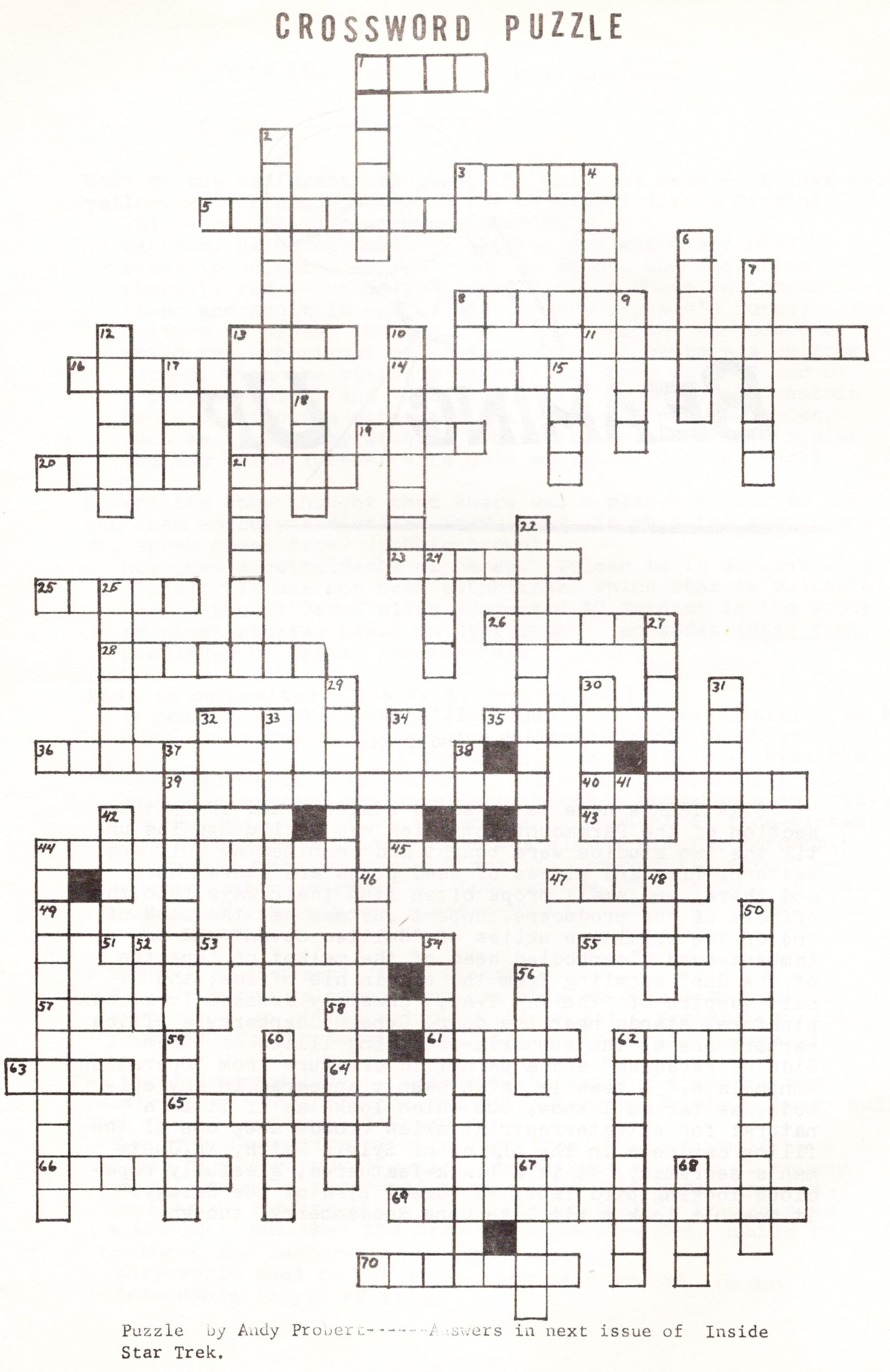 Star Trek Word Search Printable