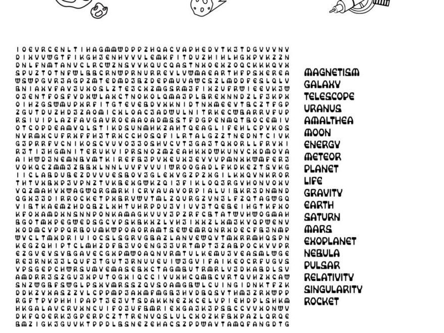 Interstellar Wordsearch Beeloo Printable Crafts And Activities For Kids