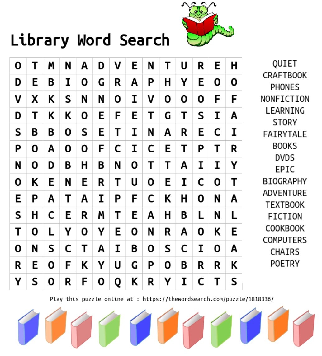 Irricana Library On X Try Out Our Word Search Activity Https t co K5Slu4t2Ym Https t co zbUidfOwGu X