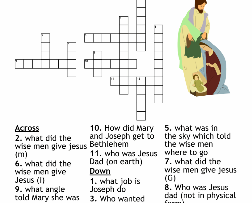 Jesus Is Born Word Search WordMint