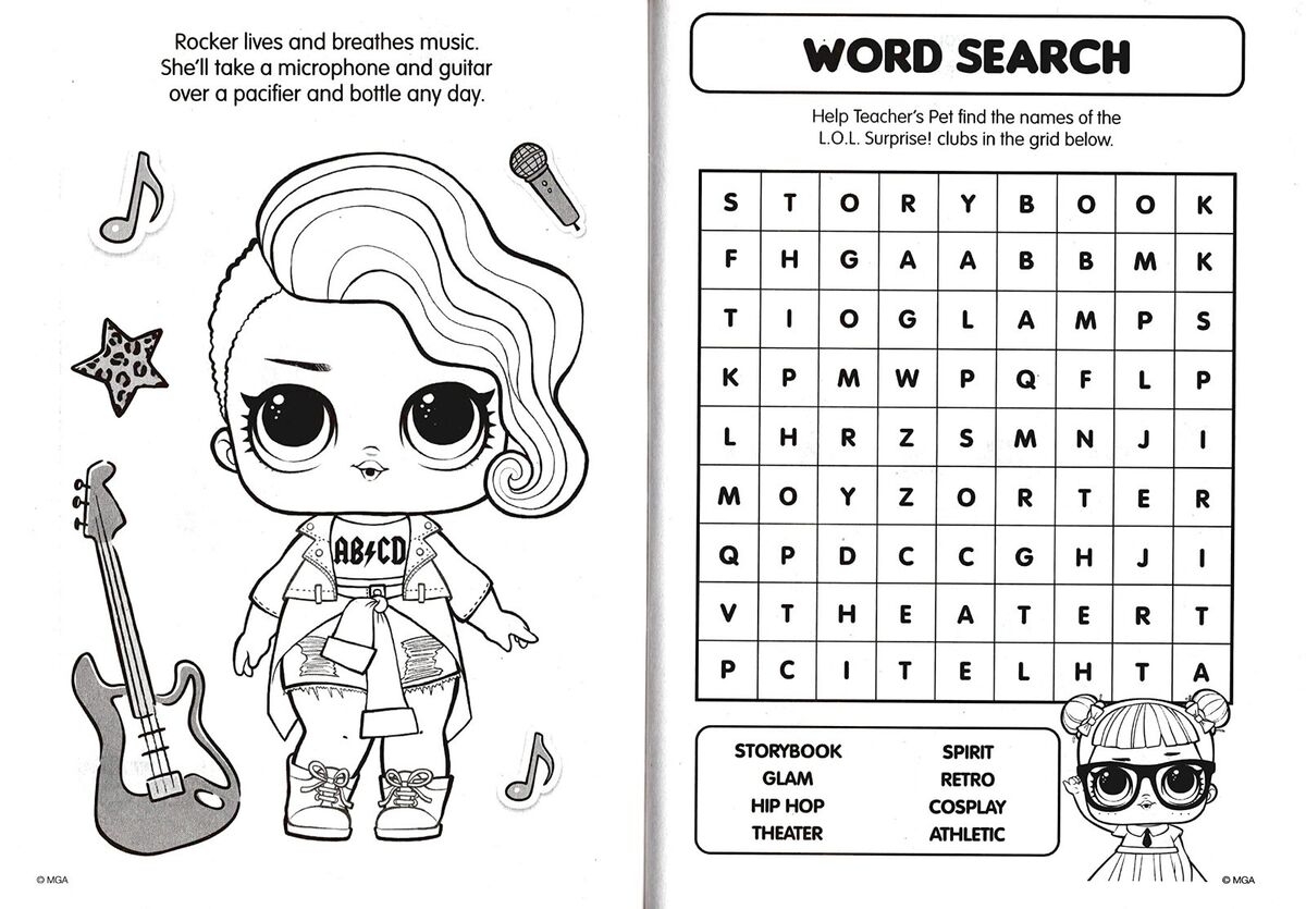 L O L Surprise Jumbo Coloring Activity Book V5 EBay