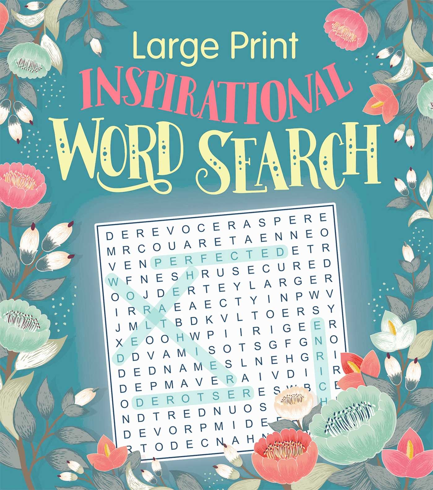 Large Print Inspirational Word Search Book By Editors Of Thunder Bay Press Official Publisher Page Simon Schuster