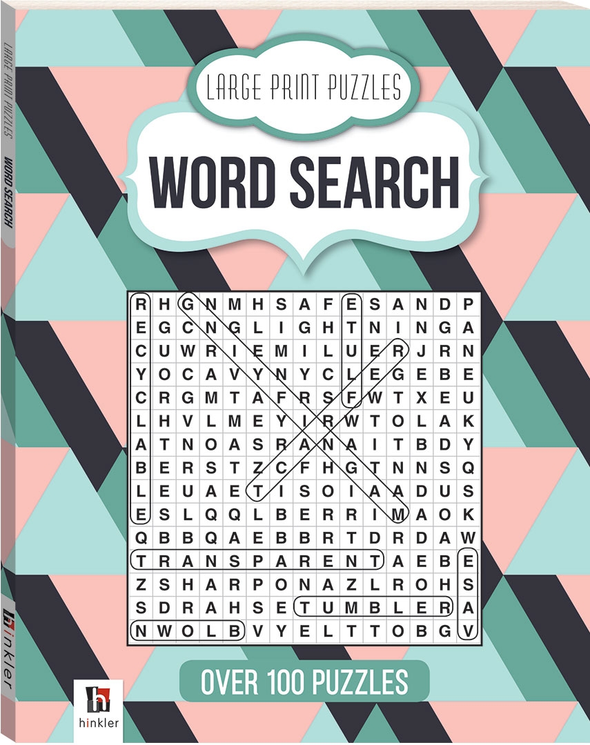 Large Print Puzzles Wordsearch Series 4 Puzzle Books Books Adult Hinkler