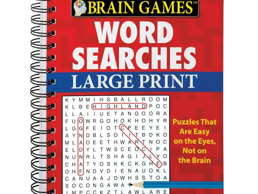 Large Print Word Search Book Word Search Large Print Easy Comforts
