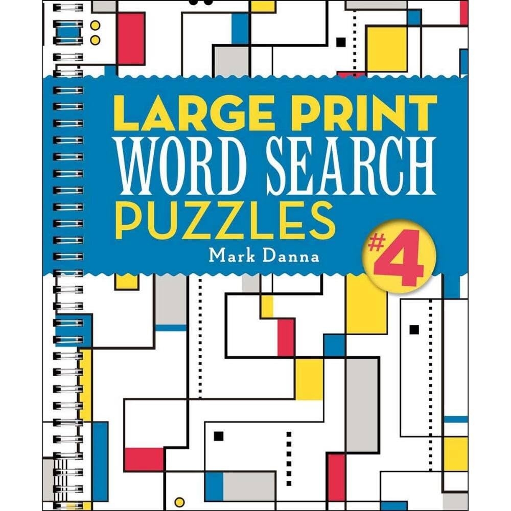 Large Print Word Search Puzzles 4 Danna Mark 9781454925743 Amazon Books