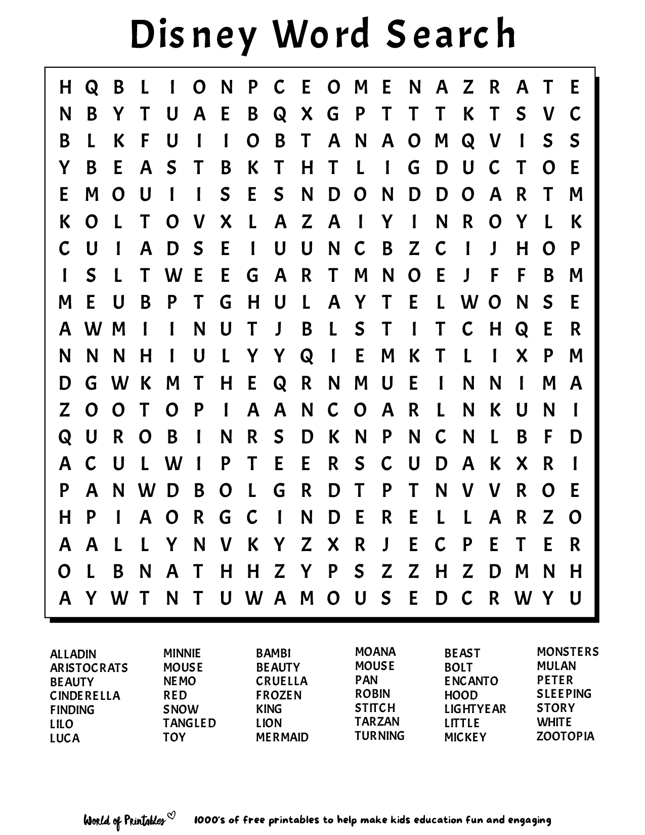 Gold Rush Word Search Printable