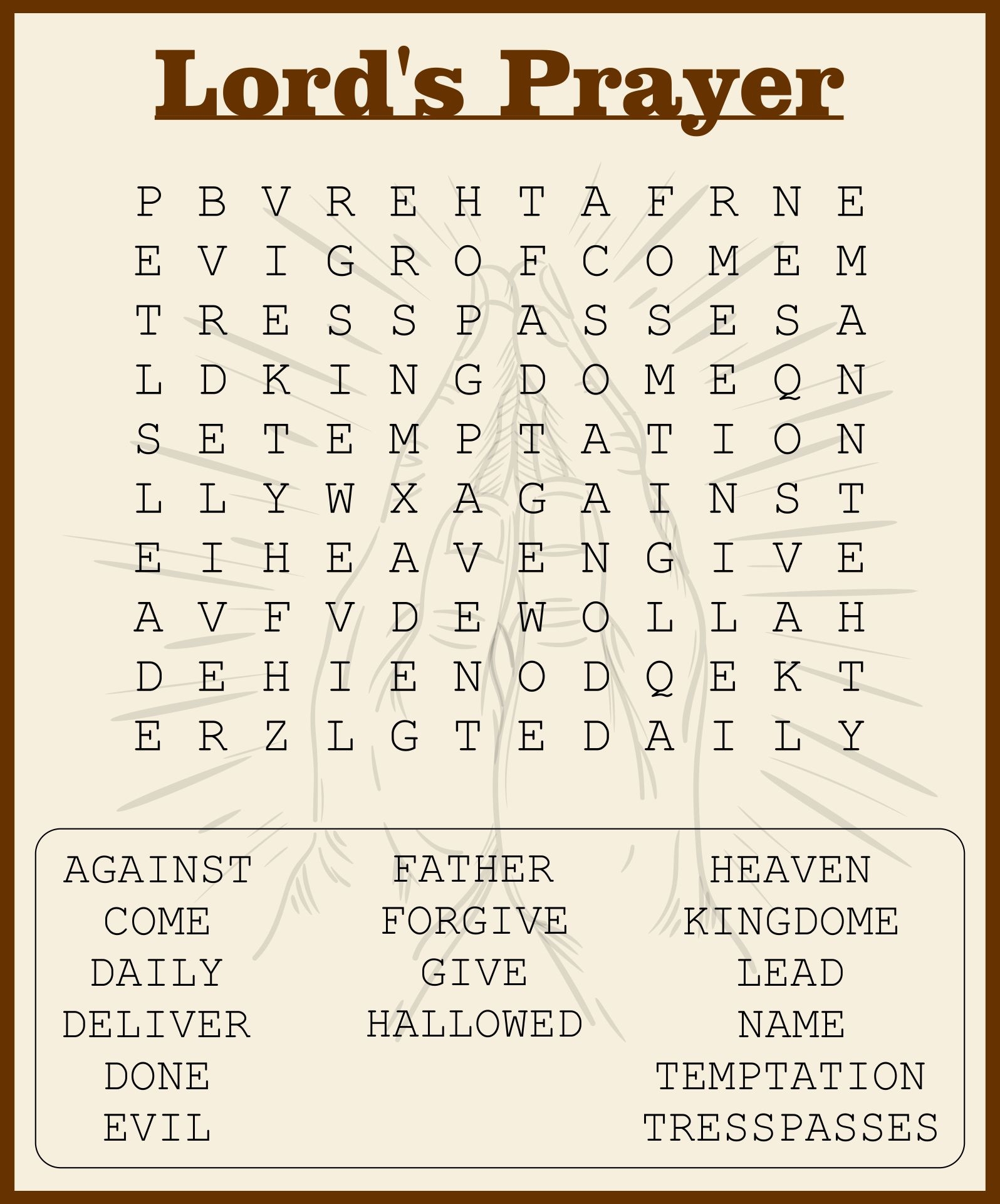 LDS Word Search 13 Free PDF Printables Printablee