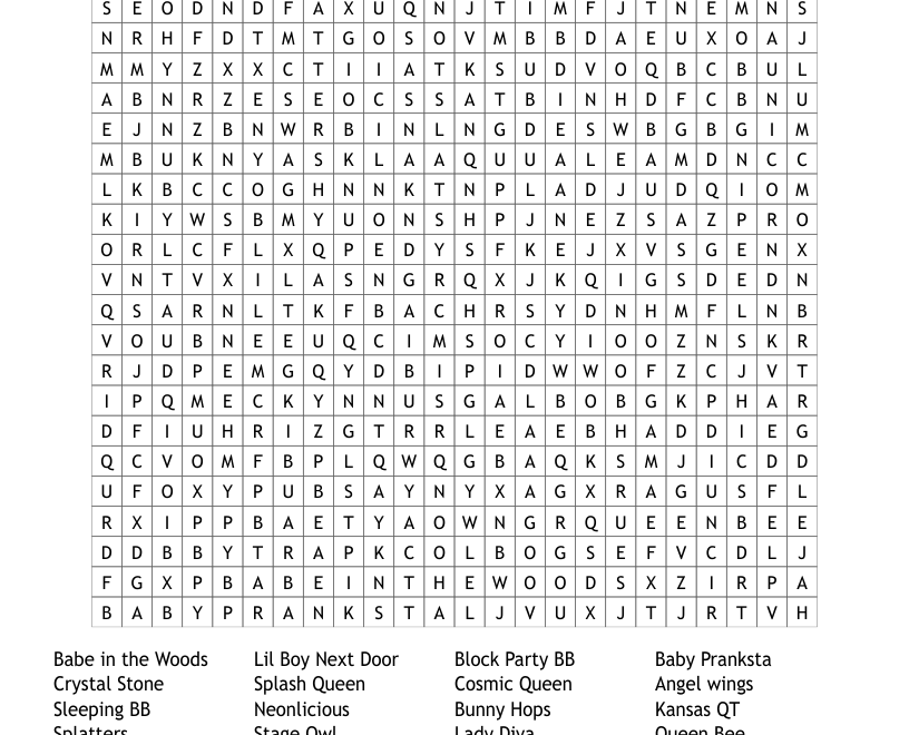Lol Surprise Word Search WordMint