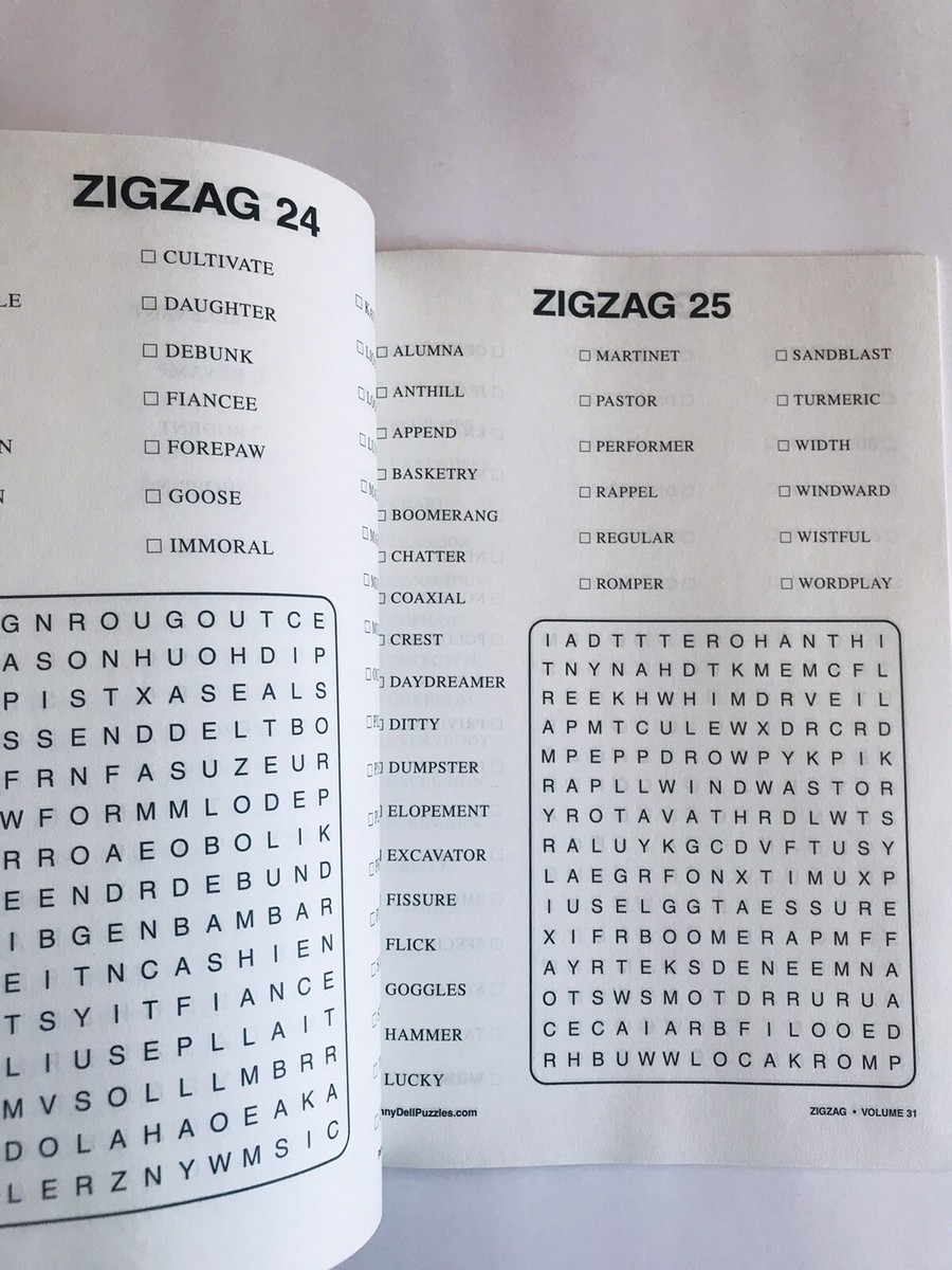 Word Search Printable Bent And Wiggly