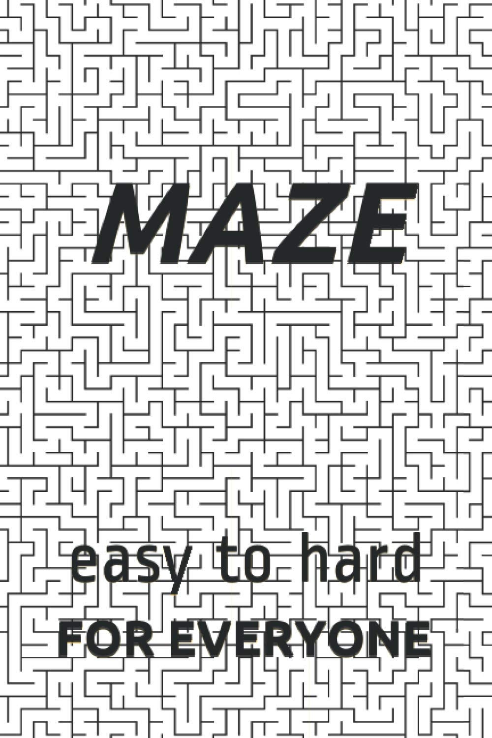 Maze Easy To Hard Game Maze Runner Activity Book For Gift Puzzle Plewka PSNS 9798561922718 Amazon Books