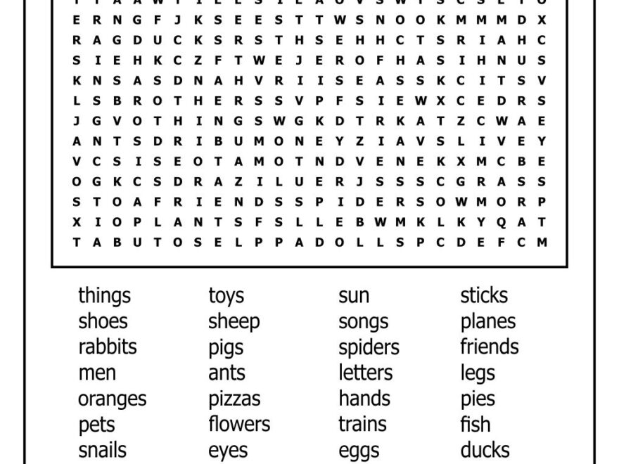 Mega Word Searches 10 Free PDF Printables Printablee Worksheets Library