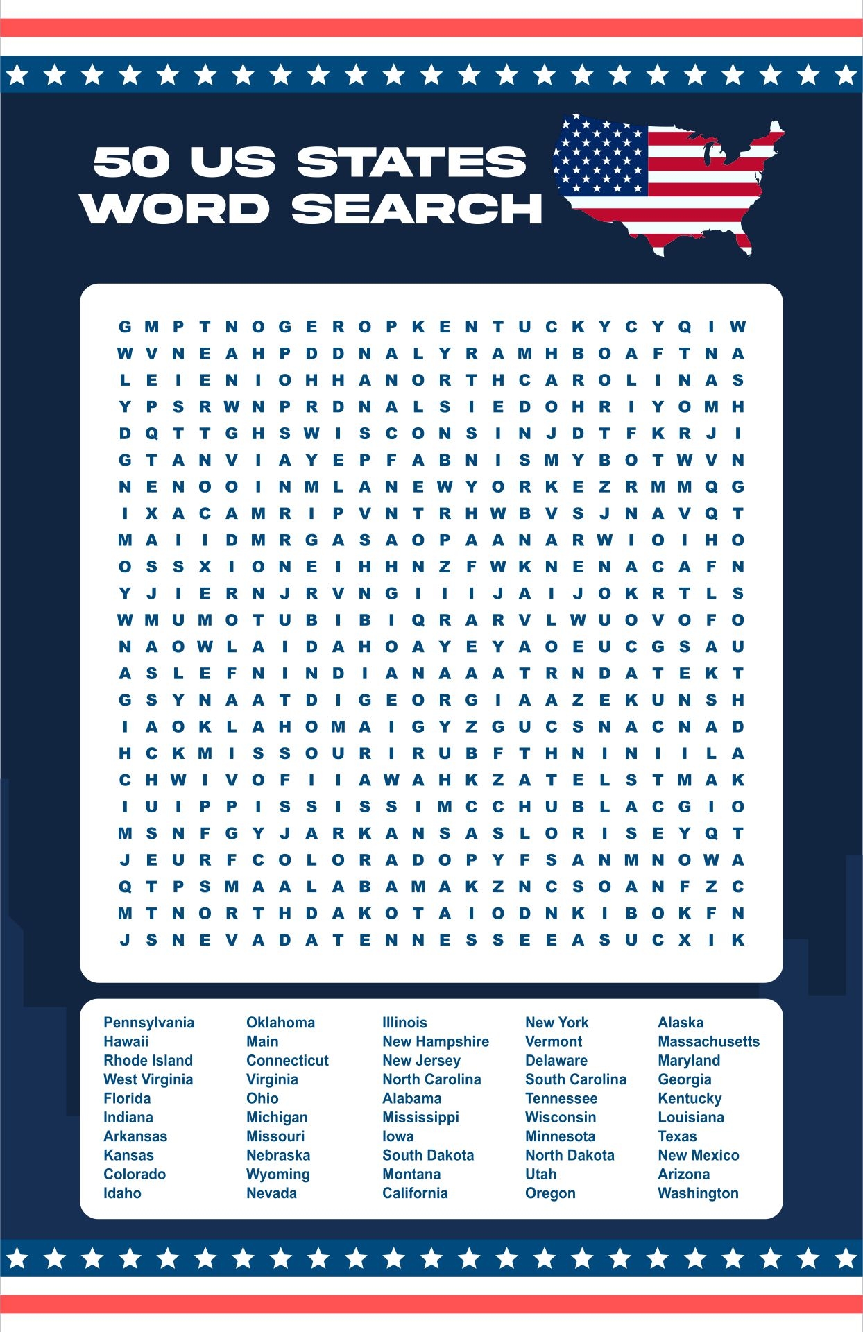 Mega Word Searches 10 Free PDF Printables Printablee