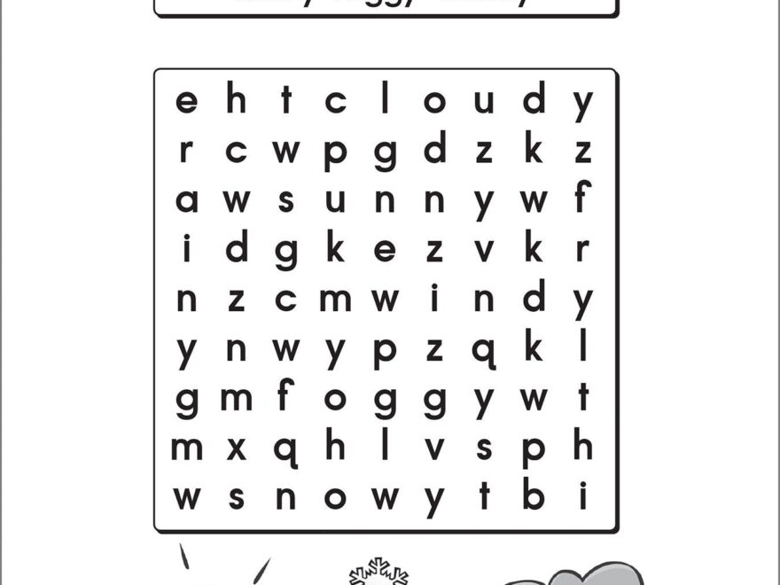 My First Word Searches Workbook Ages 5 To 7 Kindergarten To 1st Worksheets Library