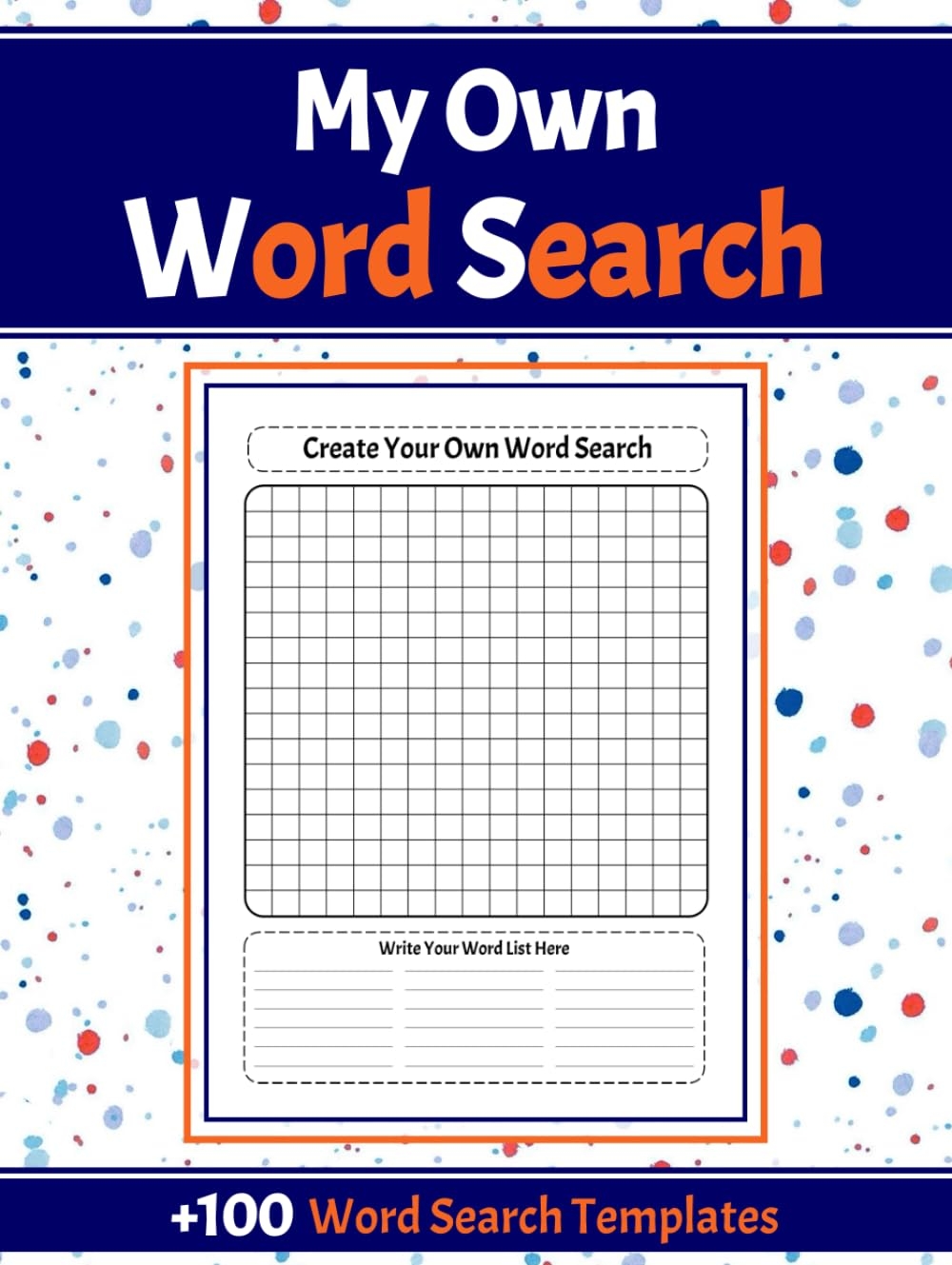 My Own Word Search Blank Word Search Templates Book Create Your Own Word Search Puzzles Make Your Own Word Search Fill In The Blank Word Search Blank Word Search Puzzles Hardcover Bebobook 