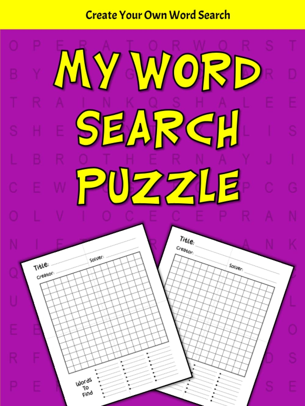 Create My Own Word Search Printable