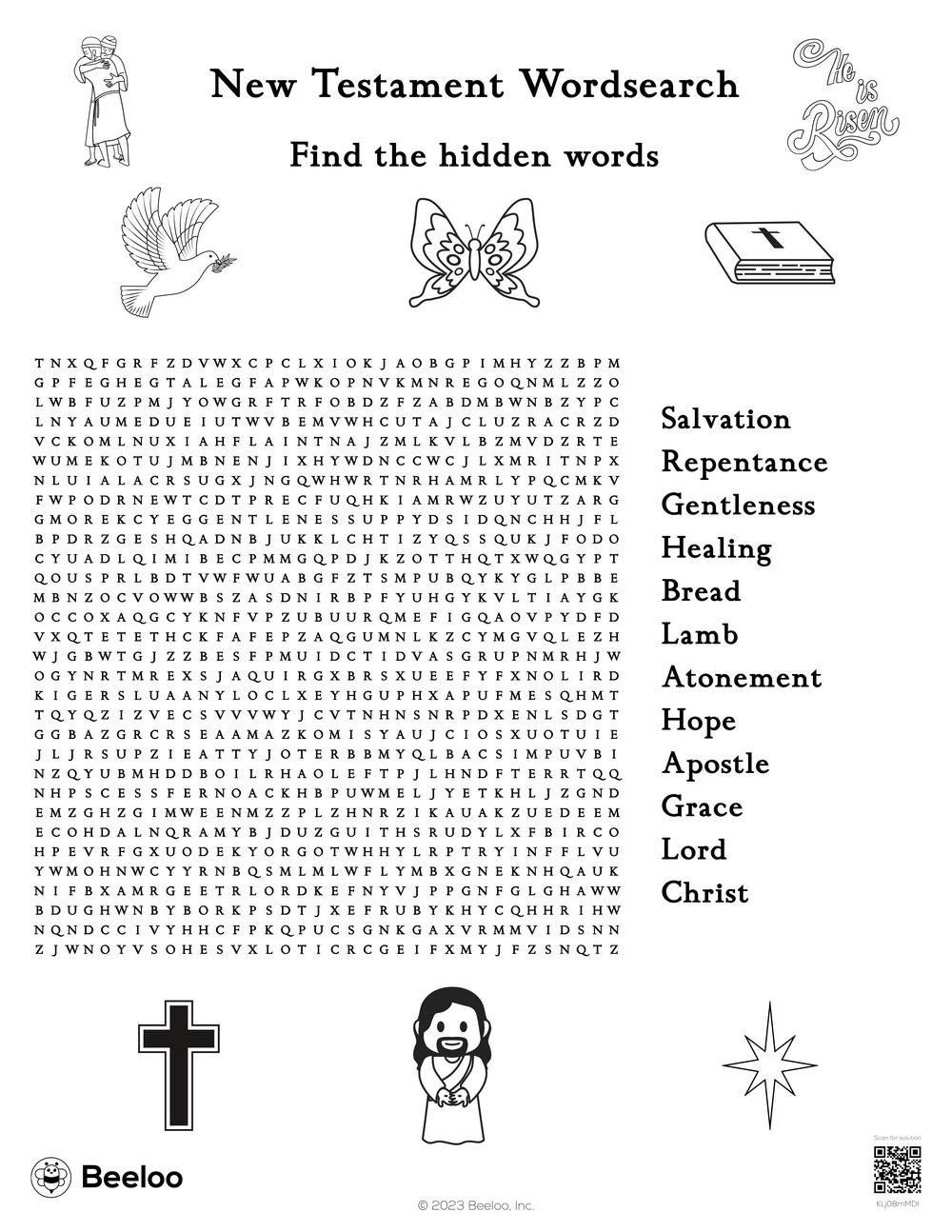 New Testament Wordsearch Beeloo Printable Crafts And Activities For Kids New Testament Wordsearch Beeloo Printable Crafts And Activities For Kids