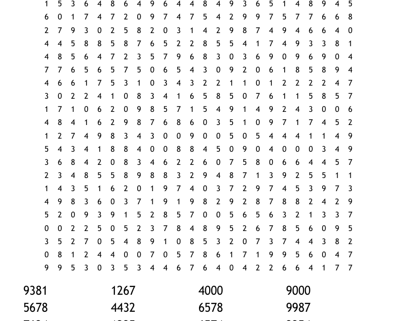 Number Search Word Search WordMint