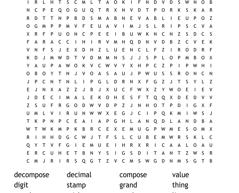 Packet 1 September 15 22 Word Search WordMint