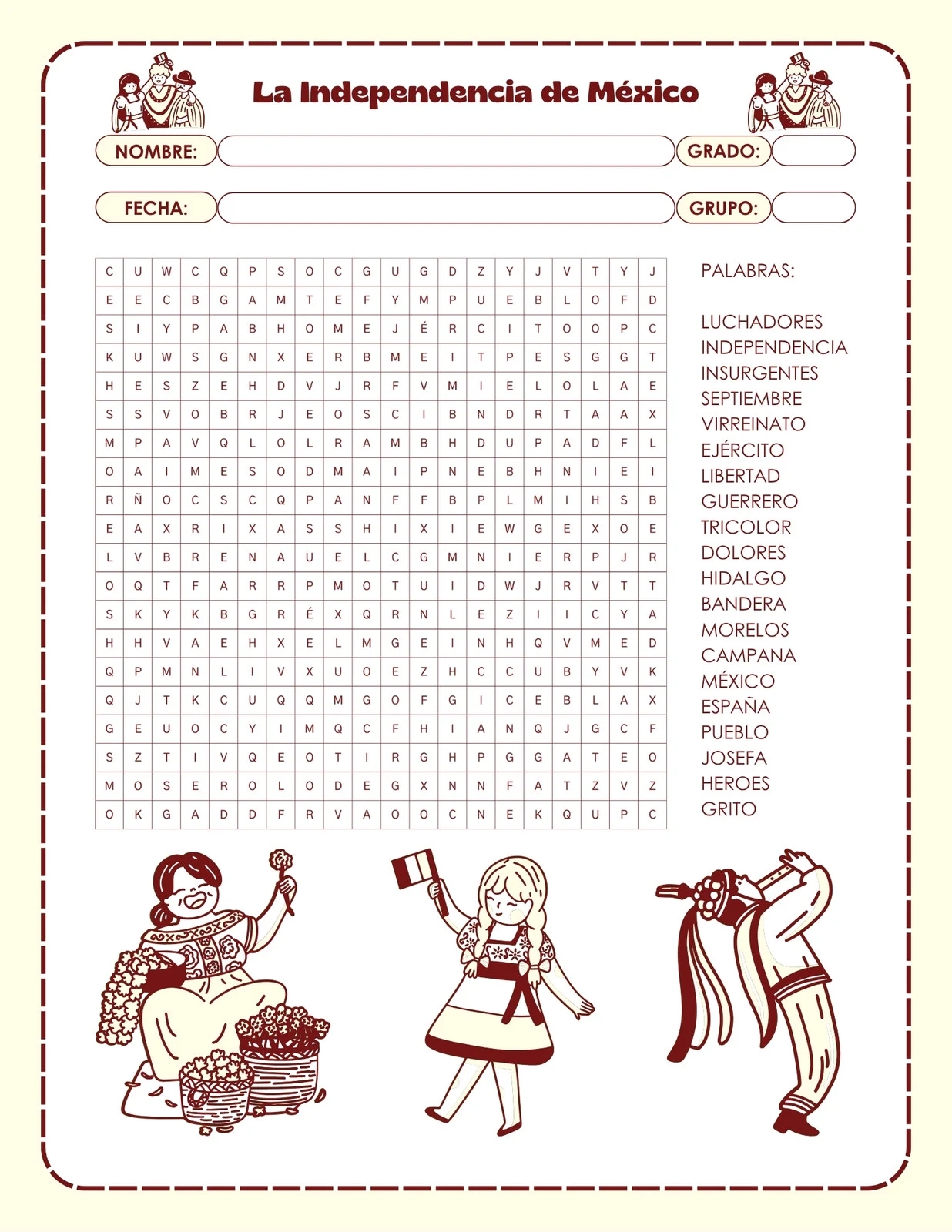 Printable Blank Word Search Paper