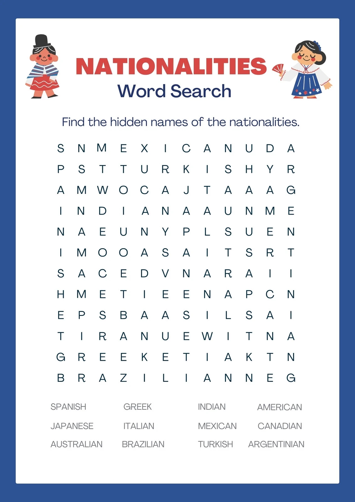 Page 3 Free Printable Word Search Worksheet Templates Canva