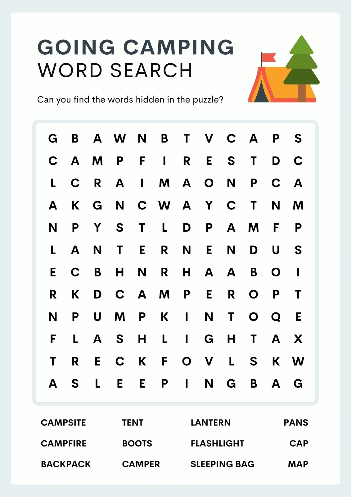 Page 3 Free Printable Word Search Worksheet Templates Canva