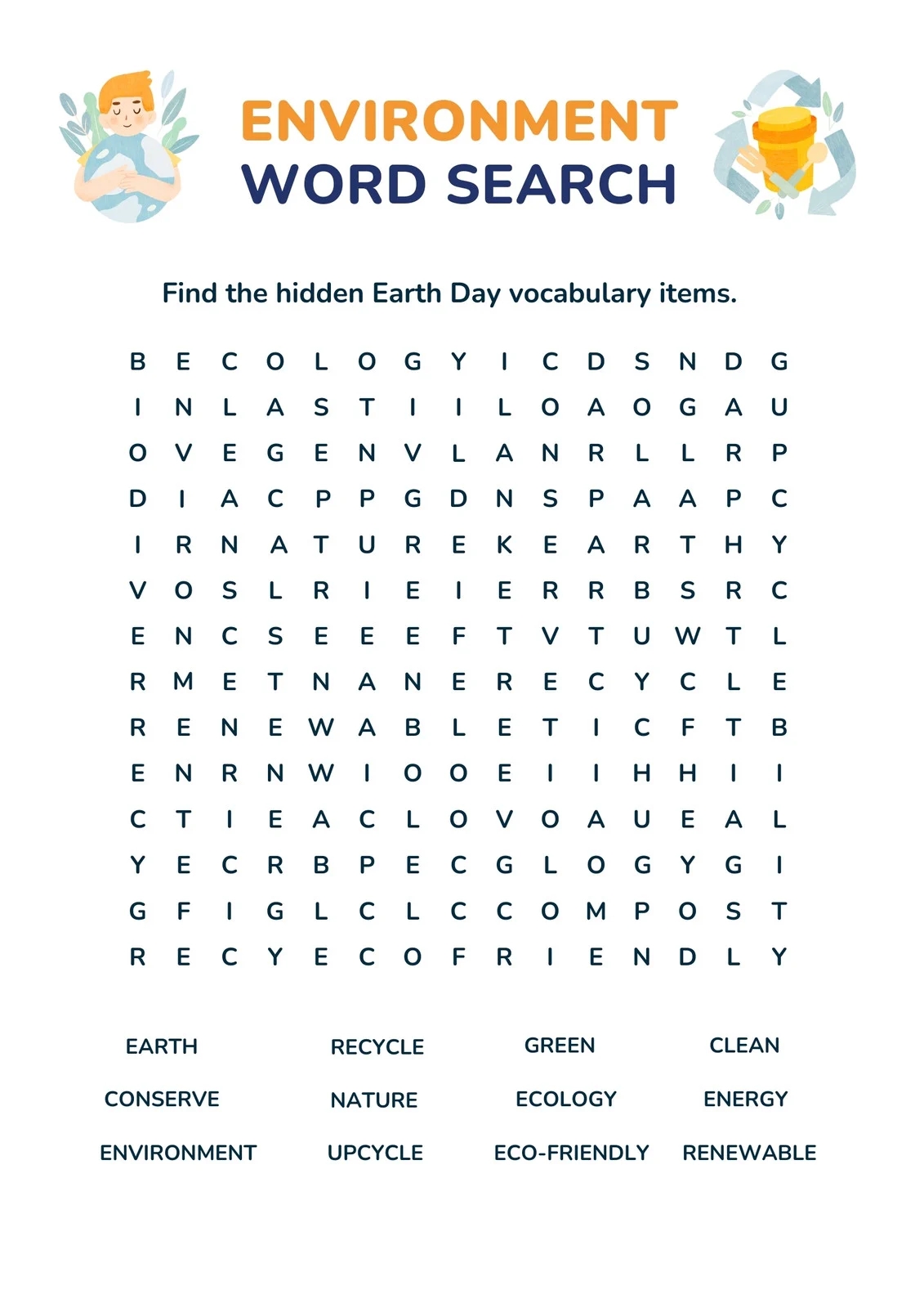Page 4 Free Printable Word Search Worksheet Templates Canva