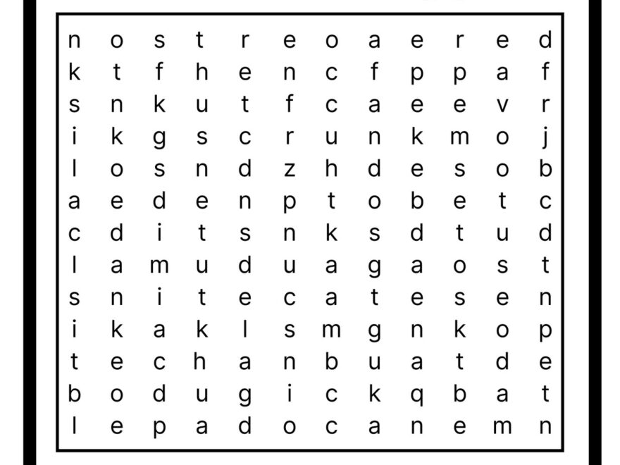 Page 5 Free Printable Word Search Worksheet Templates Canva