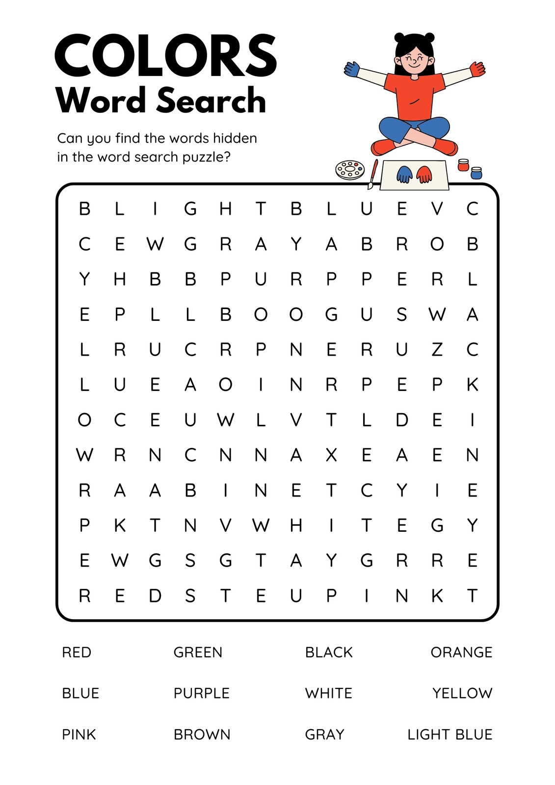 Page 5 Free Printable Word Search Worksheet Templates Canva