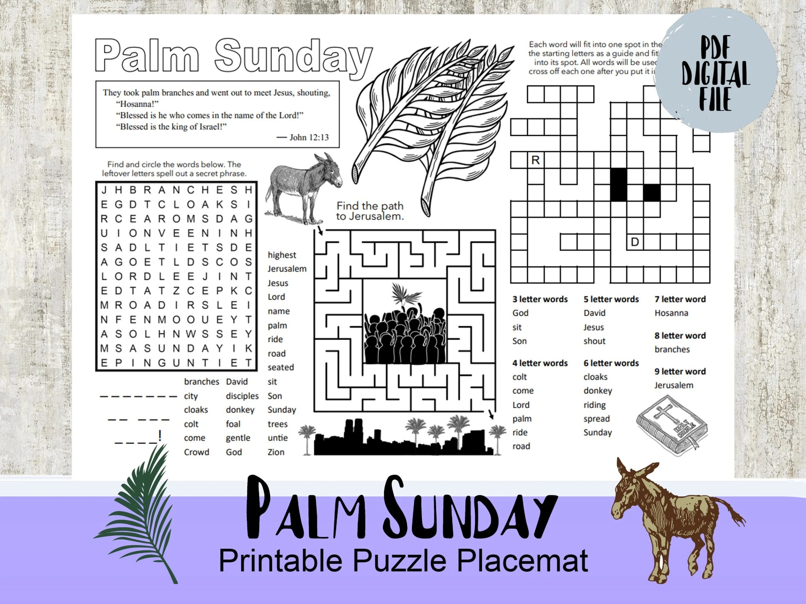 Free Printable Word Search John 4
