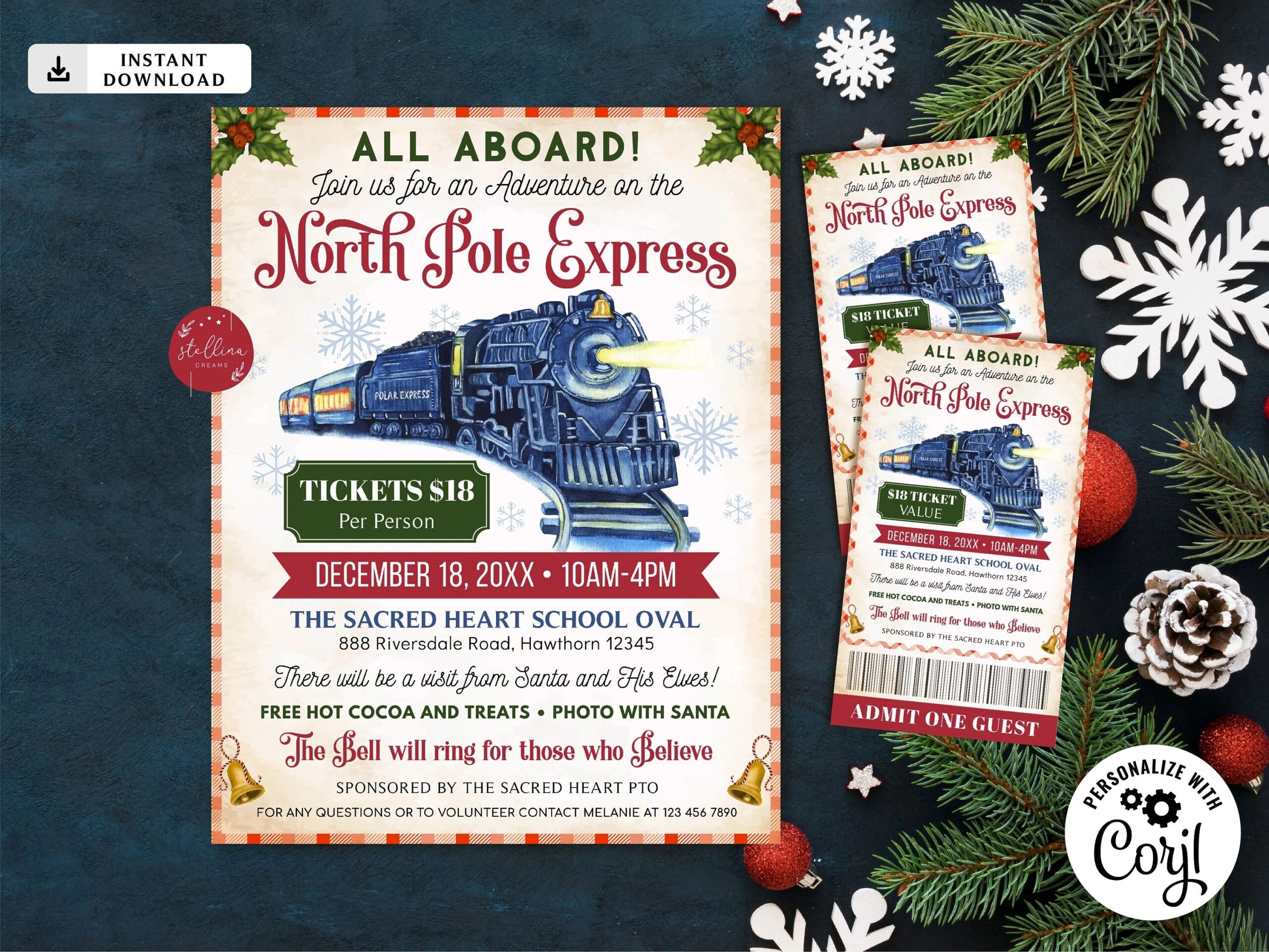 Polar Express Party Etsy