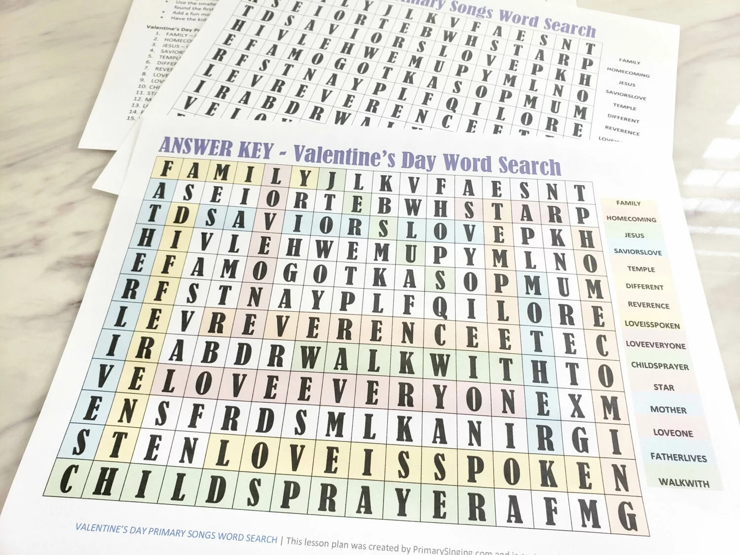 Valentine Word Search Valentine Word Search Printable