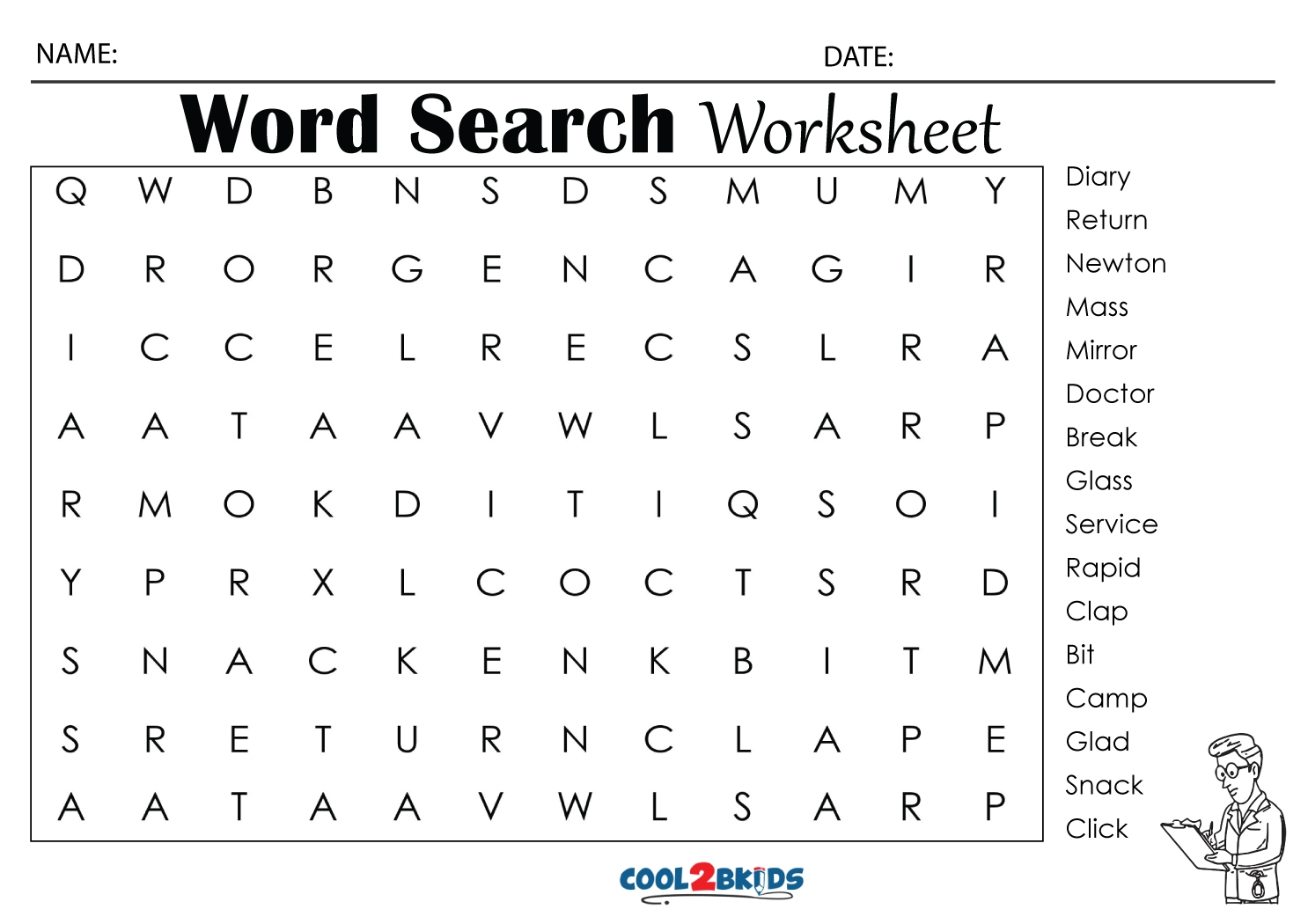 Social Studies Word Search Printable