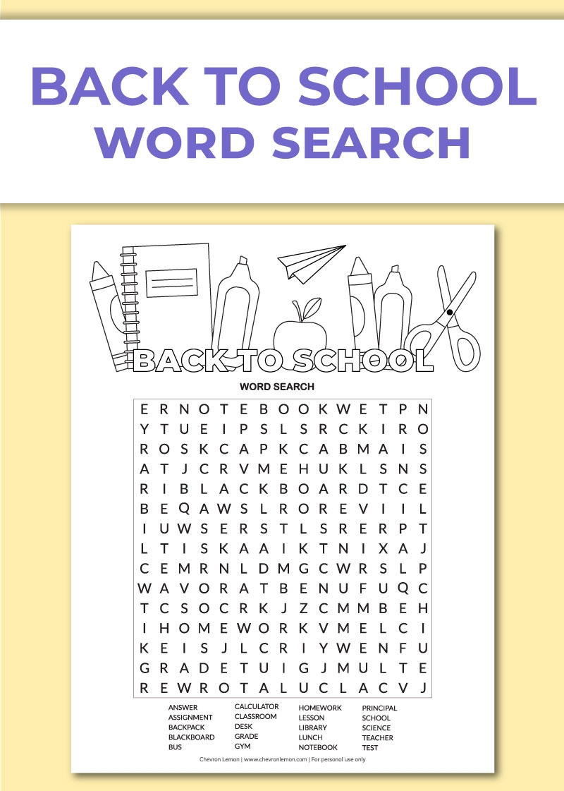 Free Printable Word Search V Words