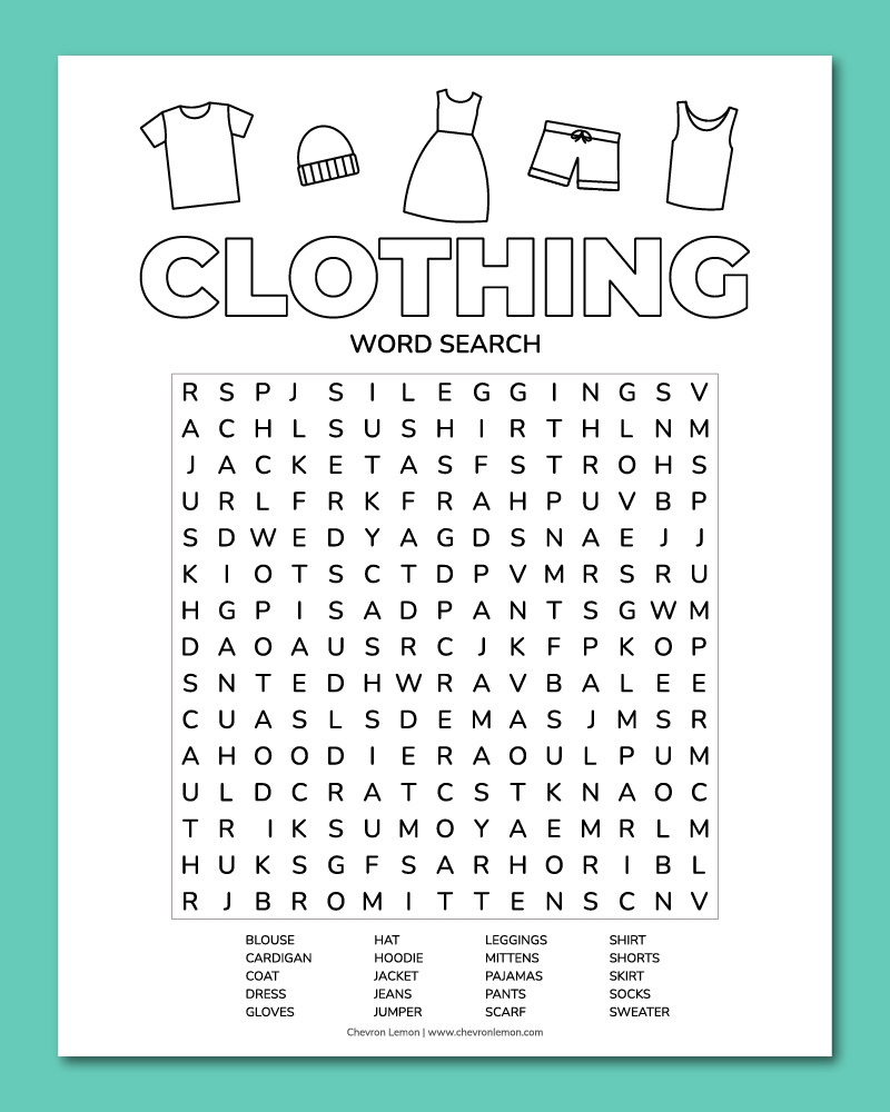 Printable Christmas Shaped Word Searches