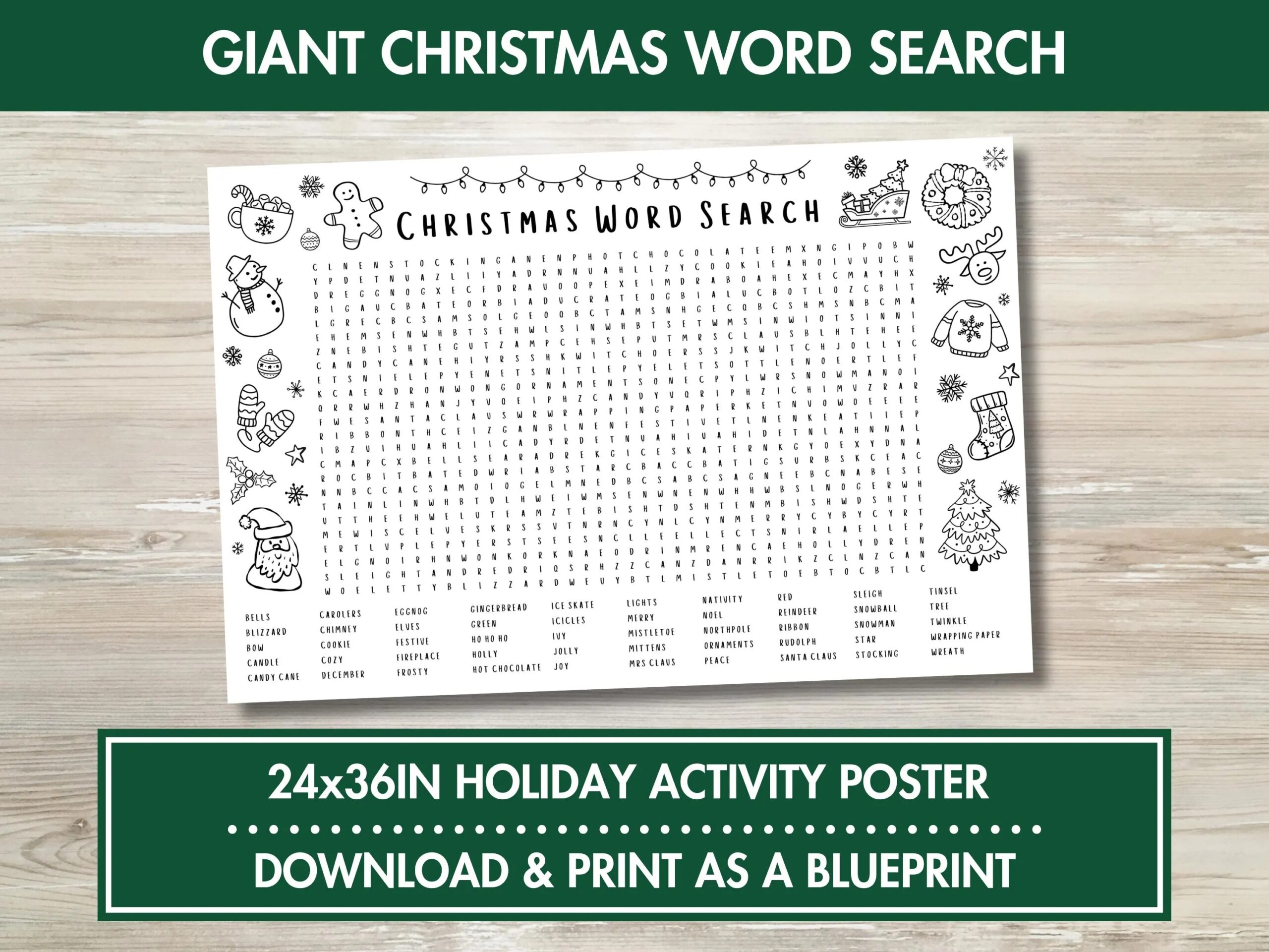 Free Printable Xmas Word Search