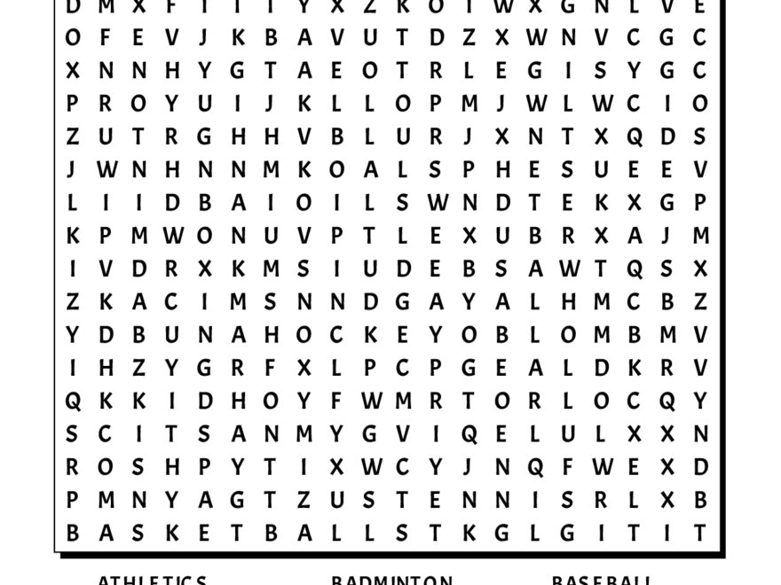 Printable Word Search World Of Printables