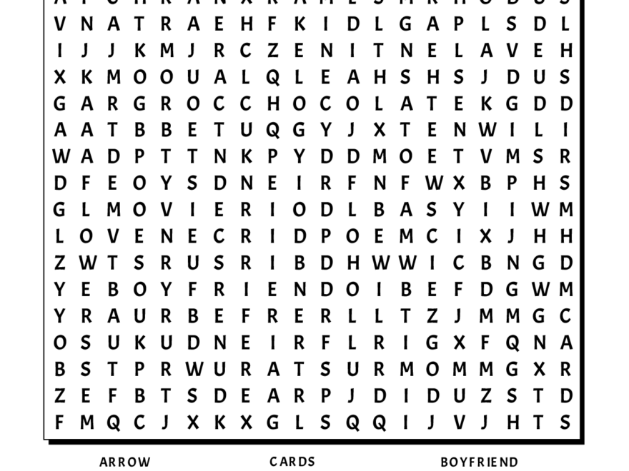 Printable Word Search World Of Printables