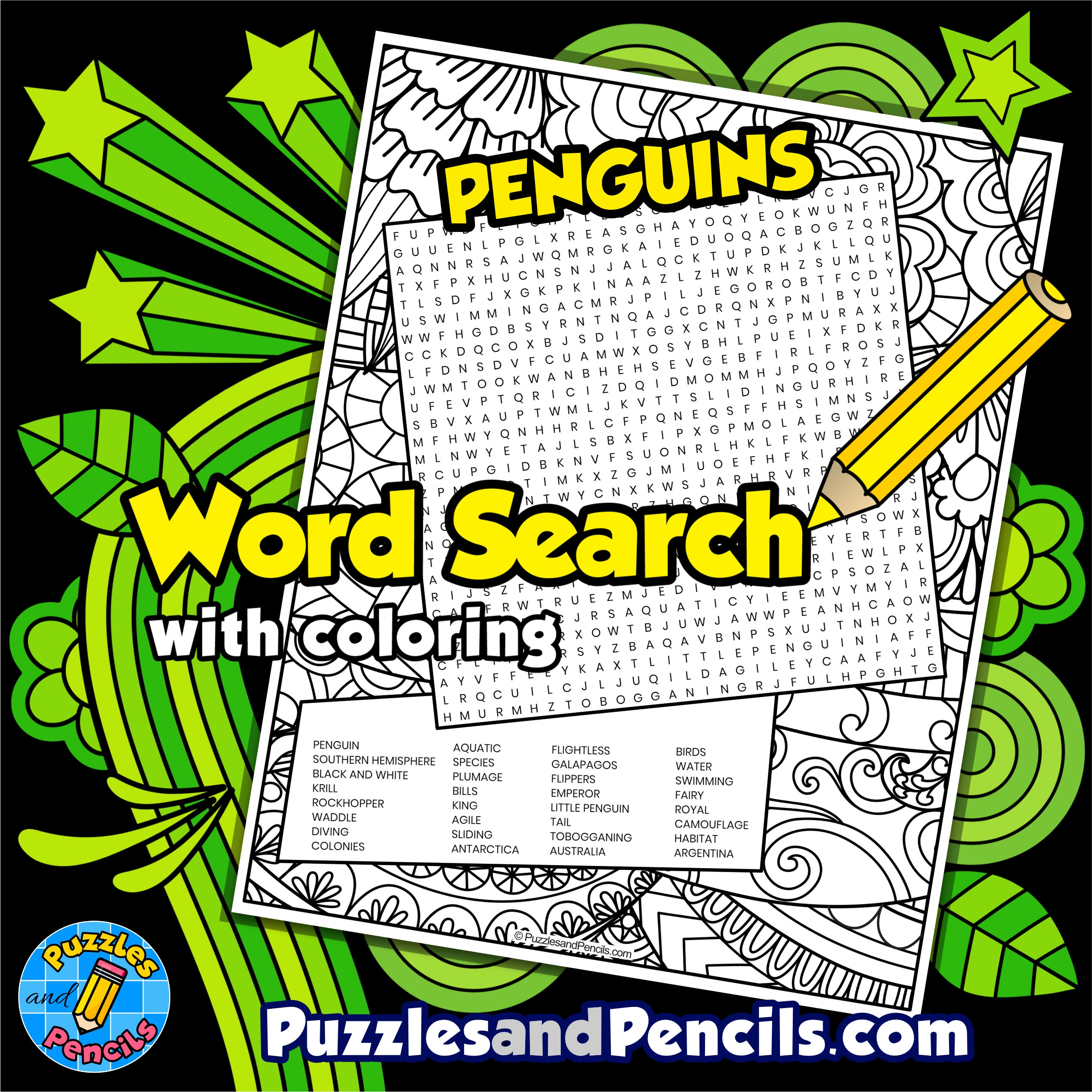 Printmaking Word Search Puzzle With Coloring Types Of Art Made By Teachers