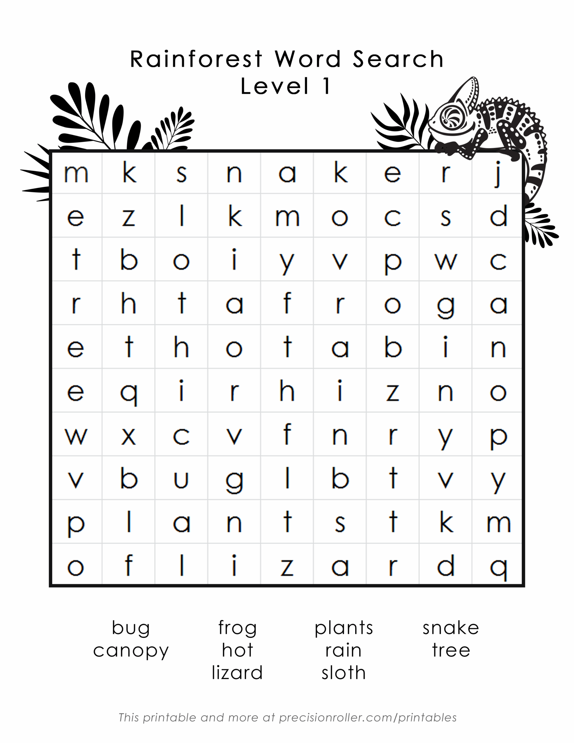 Create Word Search Free Printable