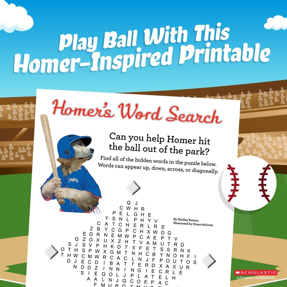 Scholastic Word Search Printables
