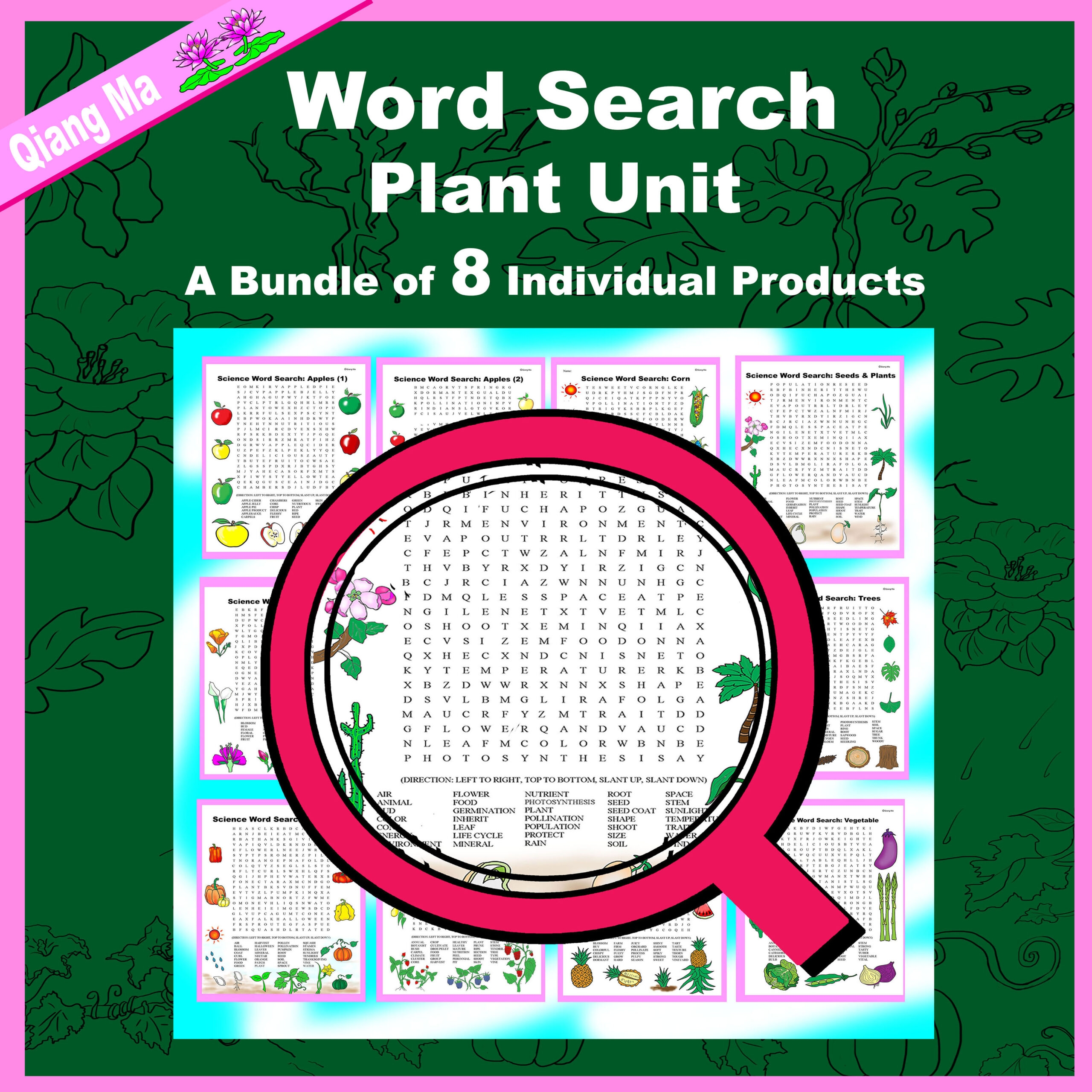 Science Word Search Plant Unit Made By Teachers