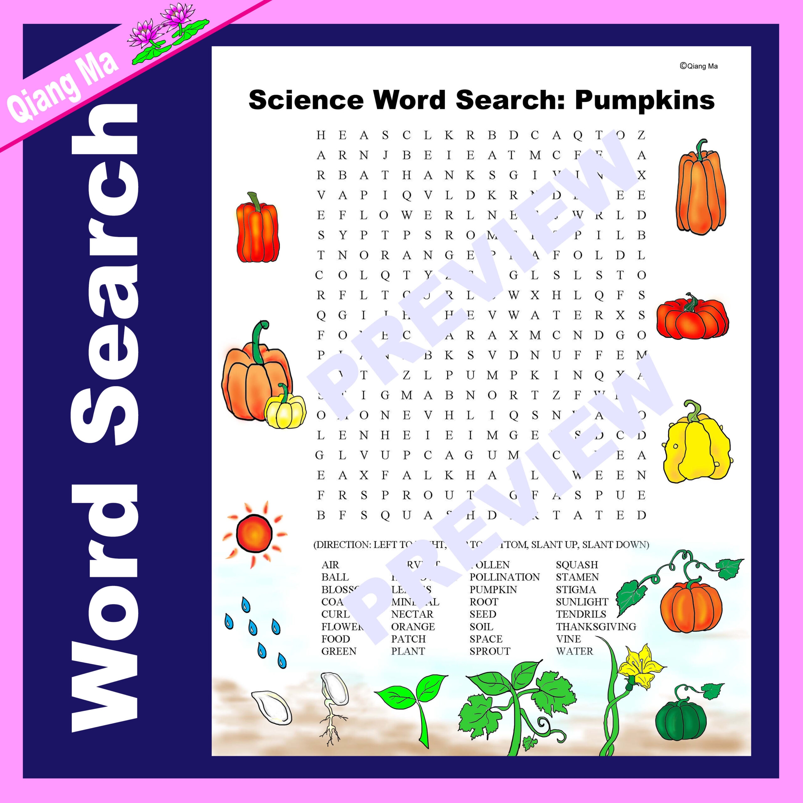 Science Word Search Plant Unit Made By Teachers