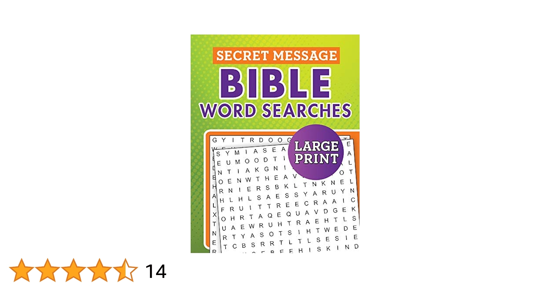Secret Message Bible Word Searches Large Print Compiled By Barbour Staff 9781643520308 Amazon Books
